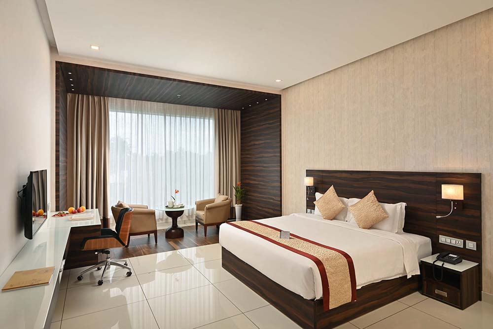 Premium Room showcasing a cozy and luxurious atmosphere